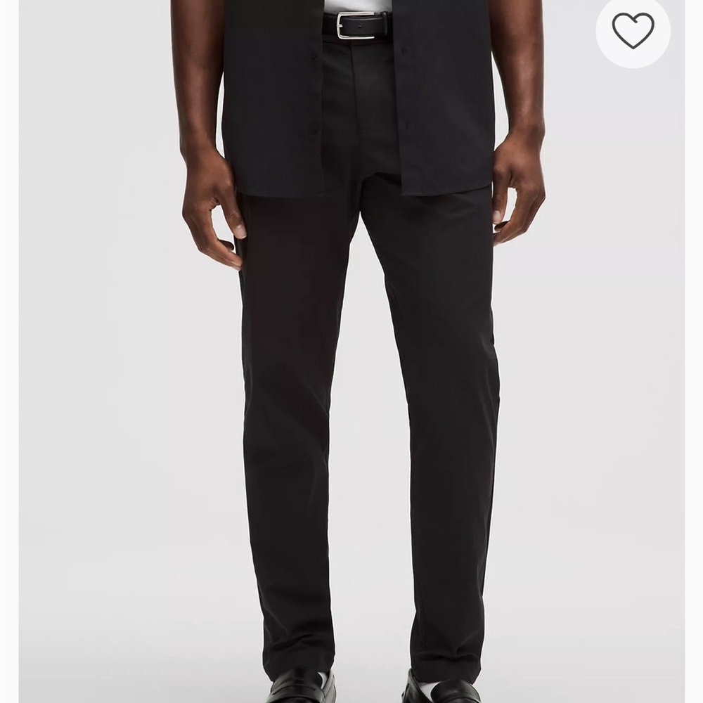 Men's Lululemon Black ABC Slim Stretch Pants 34x32